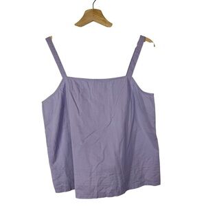Delia's Lilac Purple Y2K Square Neck Tank Top XL
